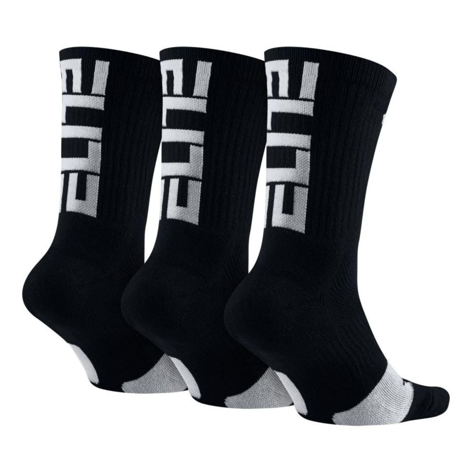 Ponožky NIKE Elite Crew 3pack Black - Ponožky - stredné - 2