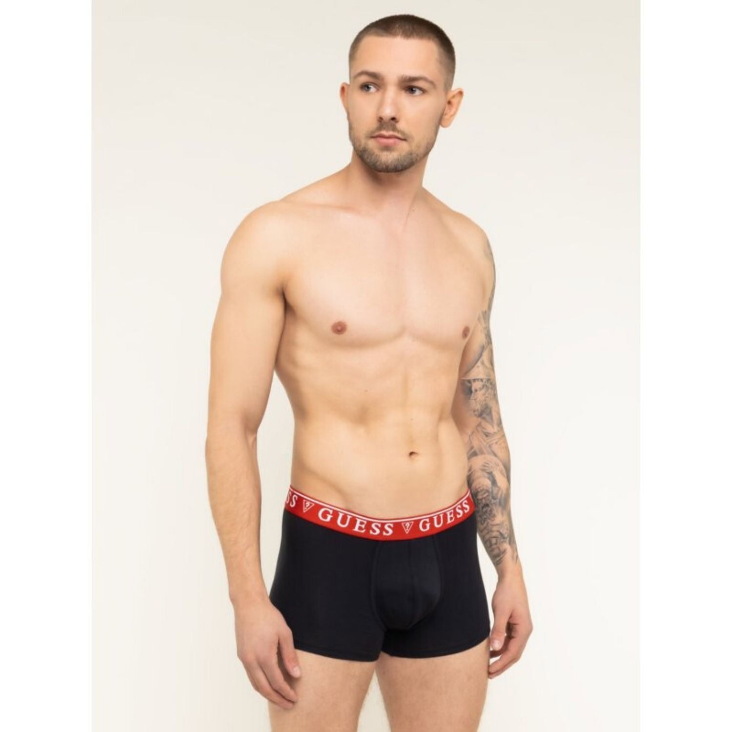 Boxerky GUESS 3-Pack Black/Gray/Blue - Spodná bielizeň - 2