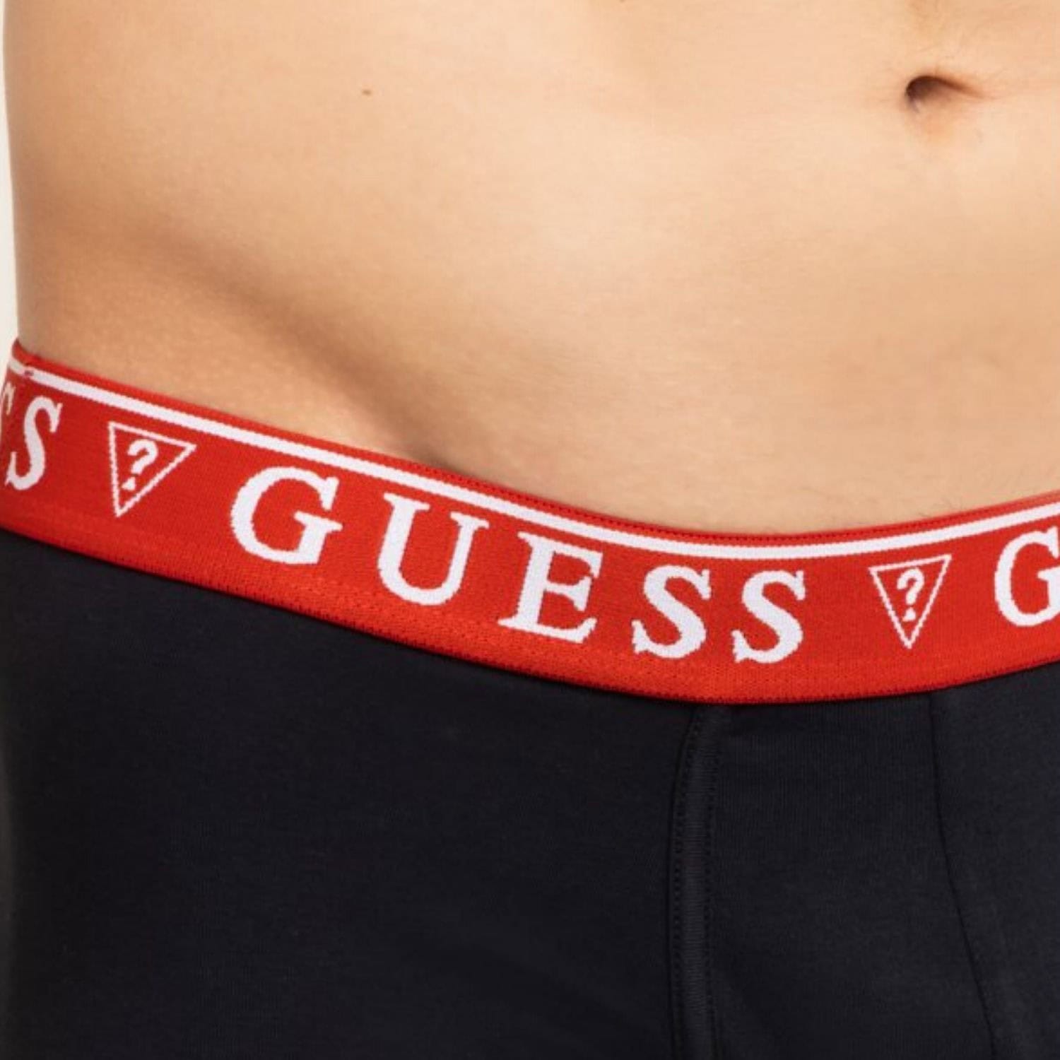 Boxerky GUESS 3-Pack Black/Gray/Blue - Spodná bielizeň - 4