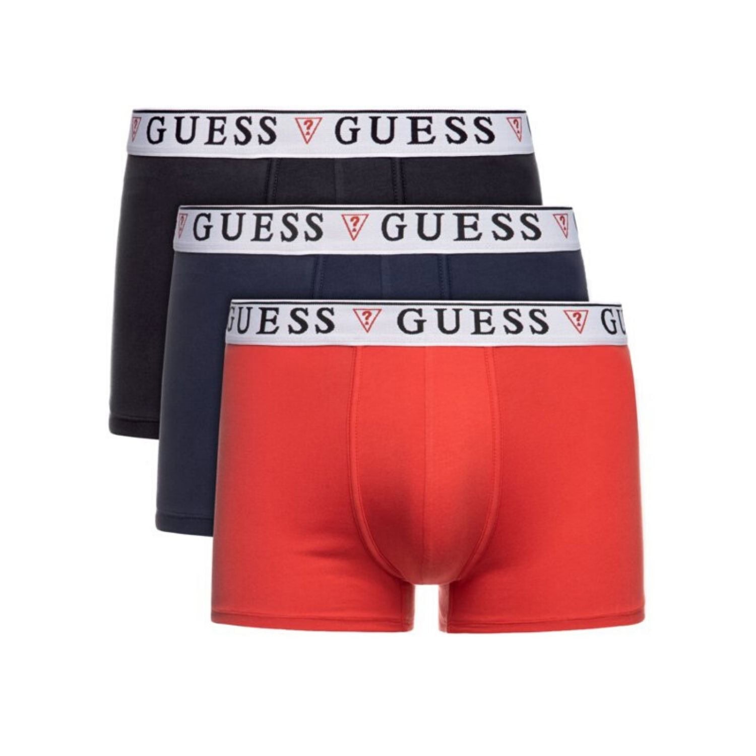 Boxerky GUESS 3-Pack Black/Blue/Red - Spodná bielizeň - 1
