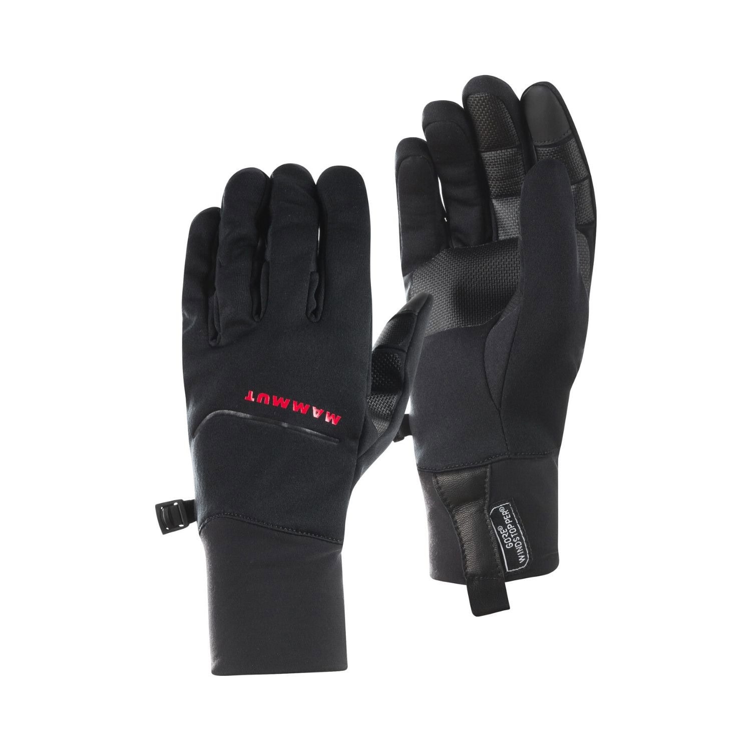 Rukavice MAMMUT Astro GTX Black - Rukavice na bežky a skialp - 1