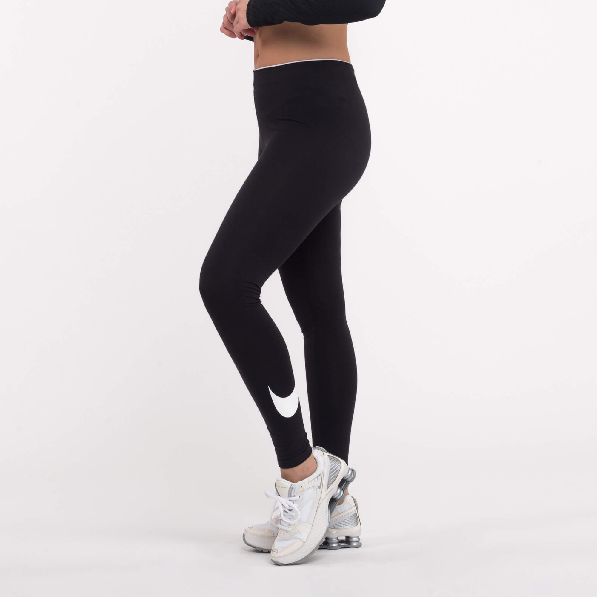 Legíny NIKE Lggng Club Logo 2 Black/White - Legíny - 2