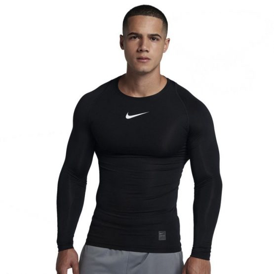 Kompresné tričko NIKE M Np Top Ls Comp Black - Športové termoprádlo - 3