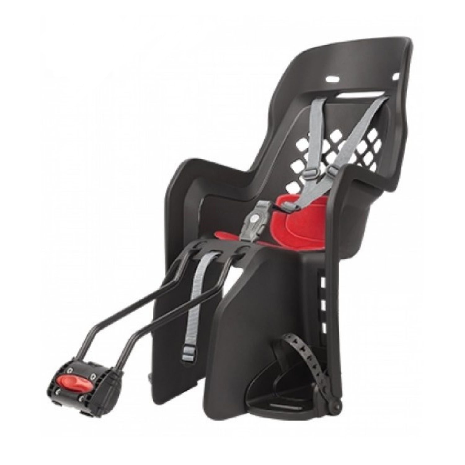 Detská sedačka zadná POLISPORT Joy 29 na sedl. trubku Black - Detské sedačky - 1