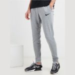 Tepláky NIKE M NK Dry Pant Taper Fleece Grey/Black