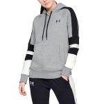 Mikina UNDER ARMOUR Rival Fleece LC Logo Hoodie Grey