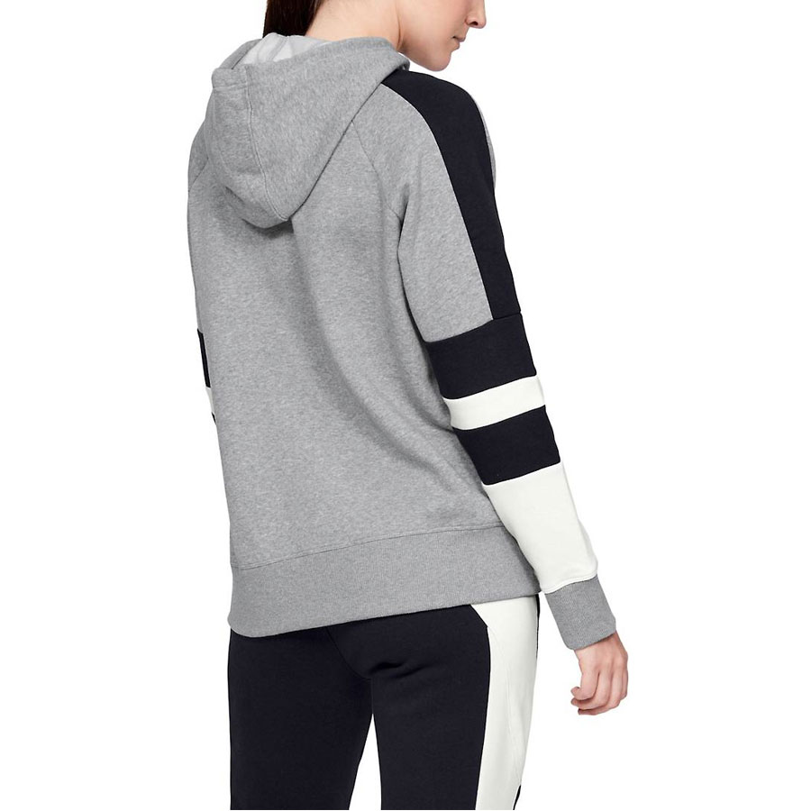 Mikina UNDER ARMOUR Rival Fleece LC Logo Hoodie Grey - Mikiny s kapucňou - 2