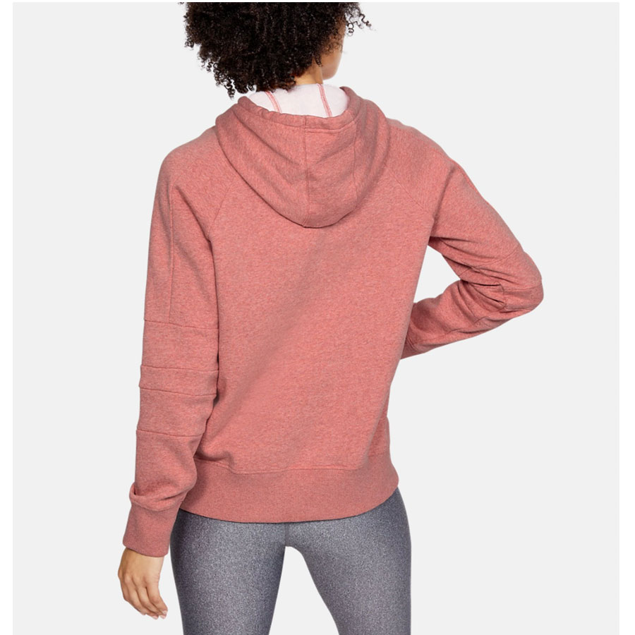 Mikina UNDER ARMOUR Rival Fleece LC Logo Hoodie Brown - Mikiny s kapucňou - 2