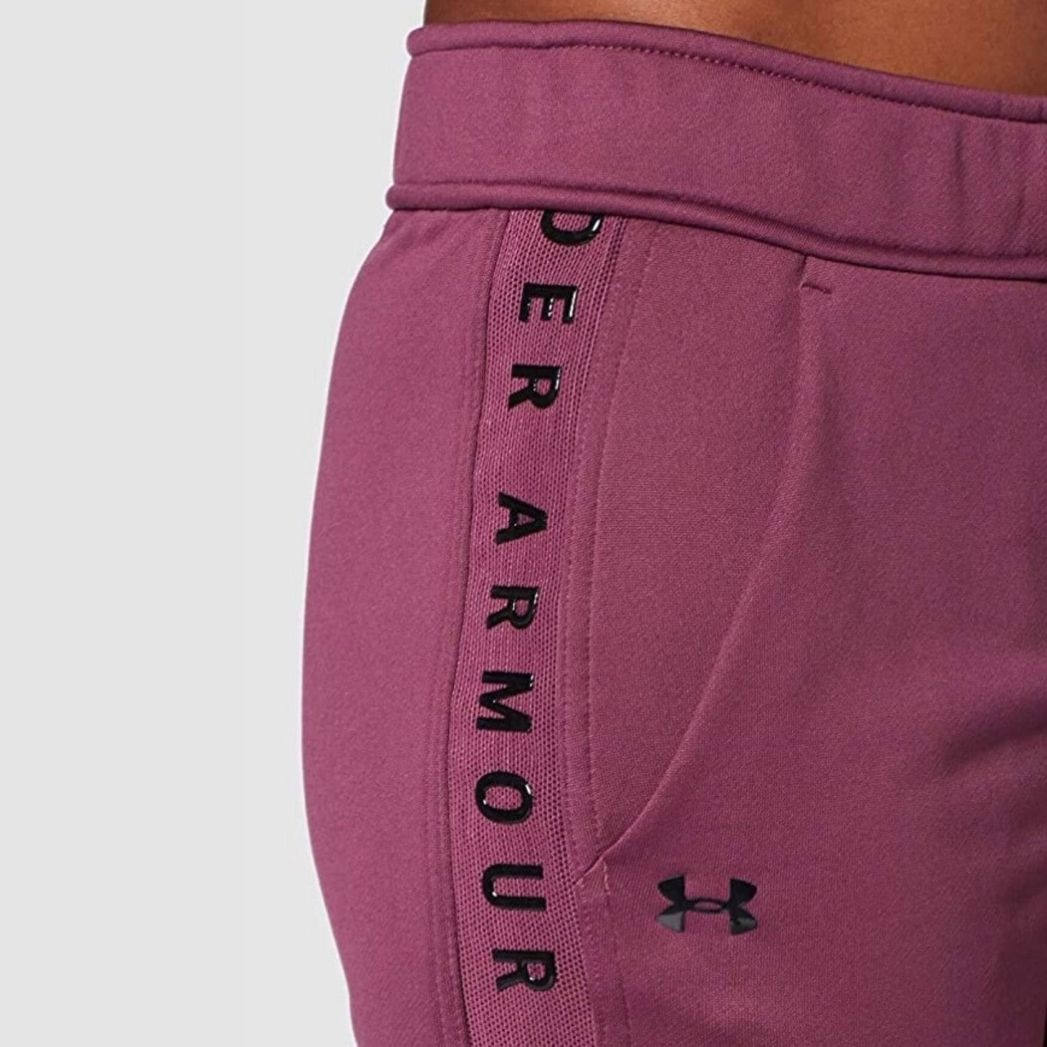 Dámske tepláky UNDER ARMOUR Tech Terry Pant Purple - Tepláky - 3