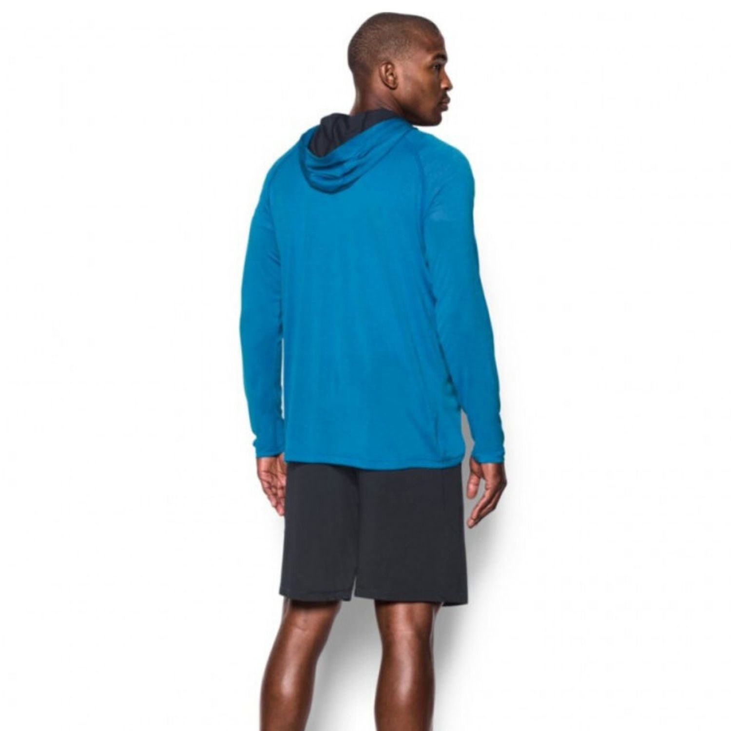 Mikina UNDER ARMOUR UA Tech Popover Henley Blue - Mikiny s kapucňou - 3