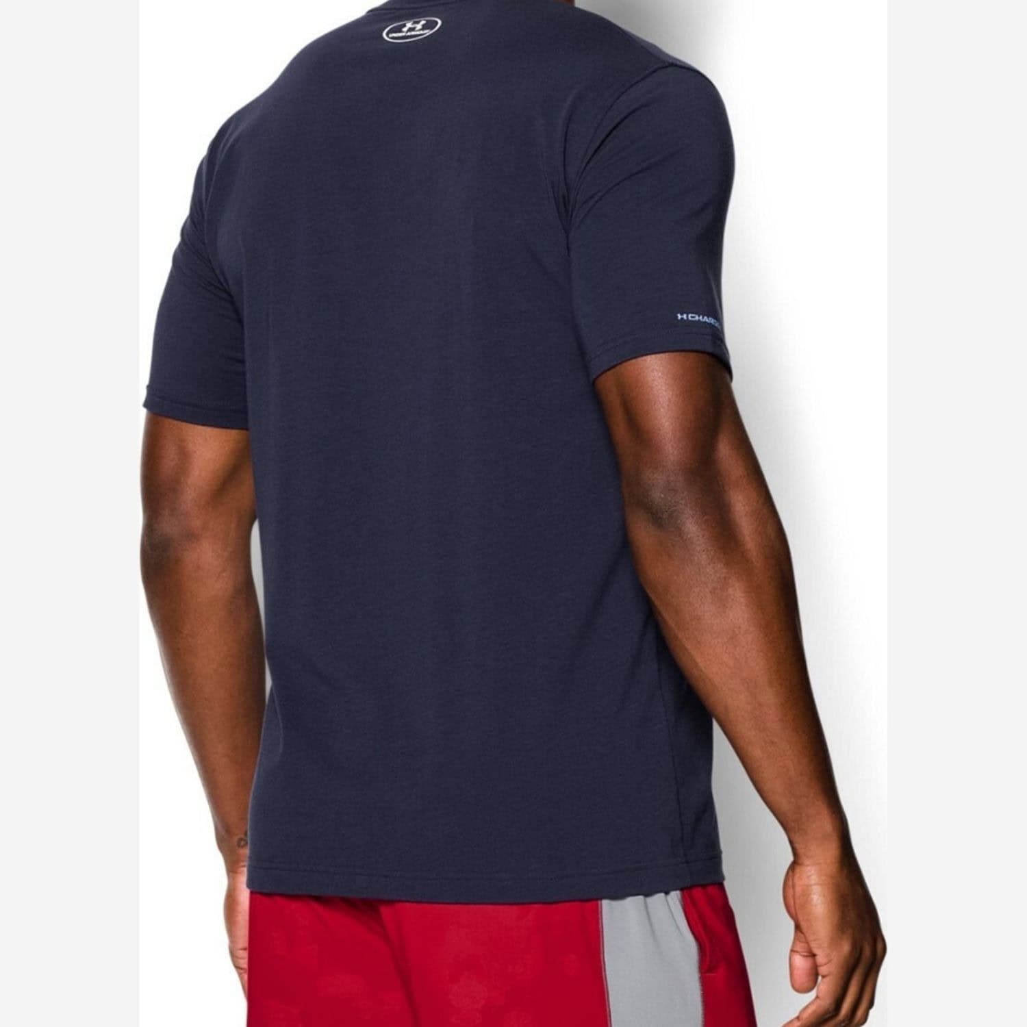 Tričko UNDER ARMOUR Sportstyle Logo Blue/Red - OBLEČENIE - 2
