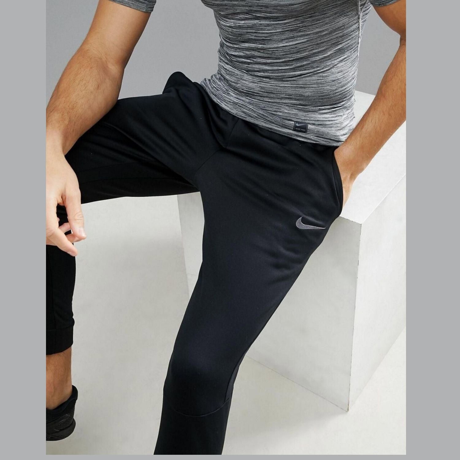 Tepláky NIKE Therma Training Pant Black - Tepláky - 3