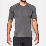 Kompresné tričko UNDER ARMOUR HG Armour SS Grey/Black