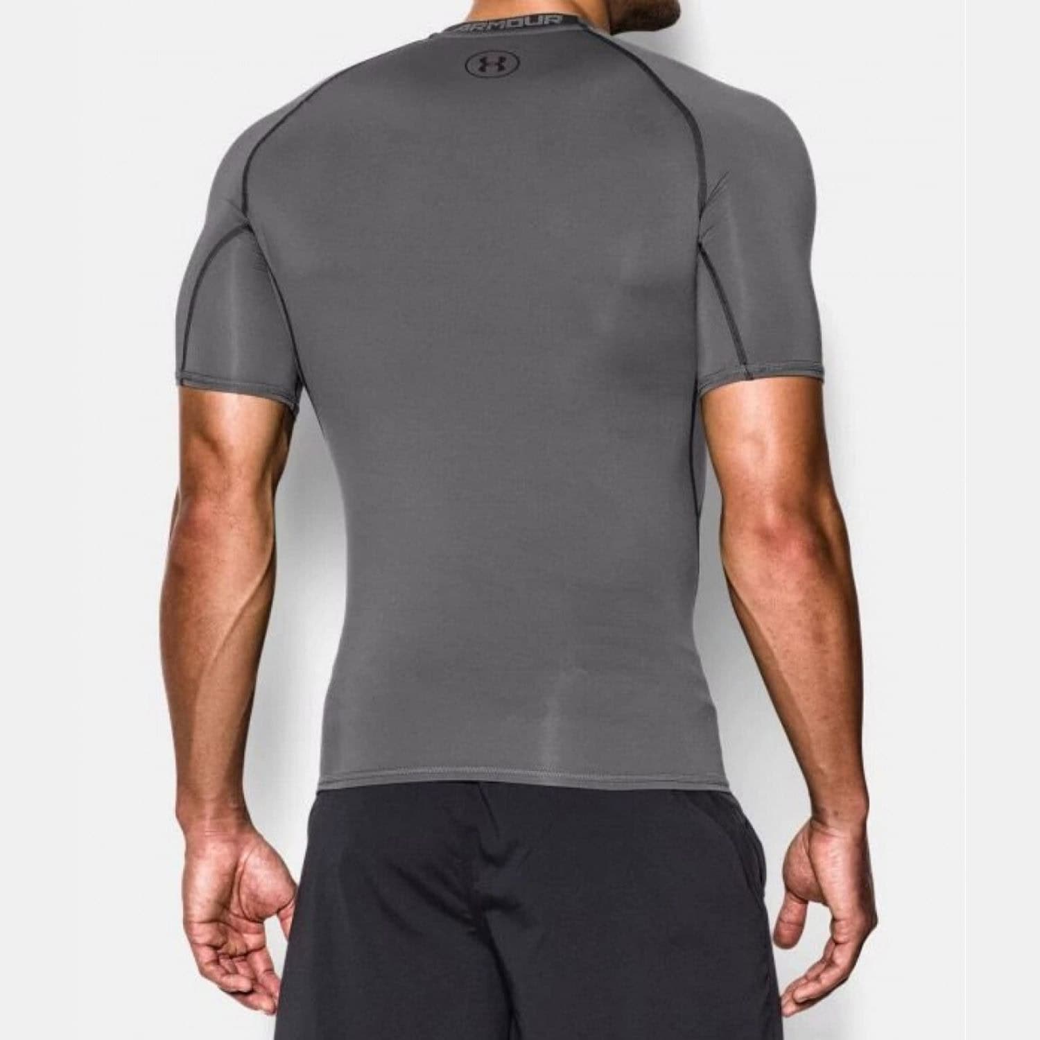 Kompresné tričko UNDER ARMOUR HG Armour SS Grey/Black - OBLEČENIE - 2