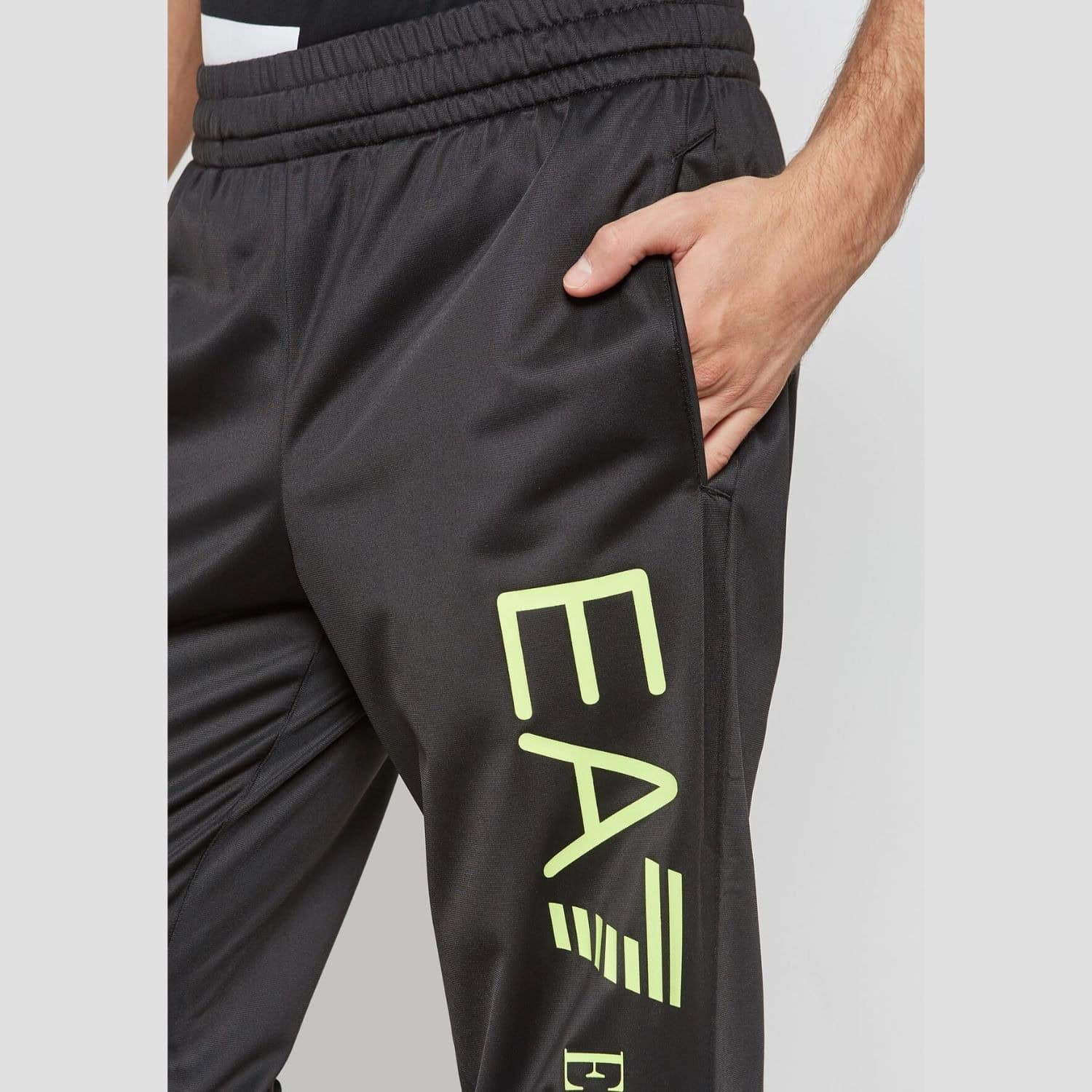 Tepláky EMPORIO ARMANI EA7 Man Jersey Trousers Black - Tepláky - 3