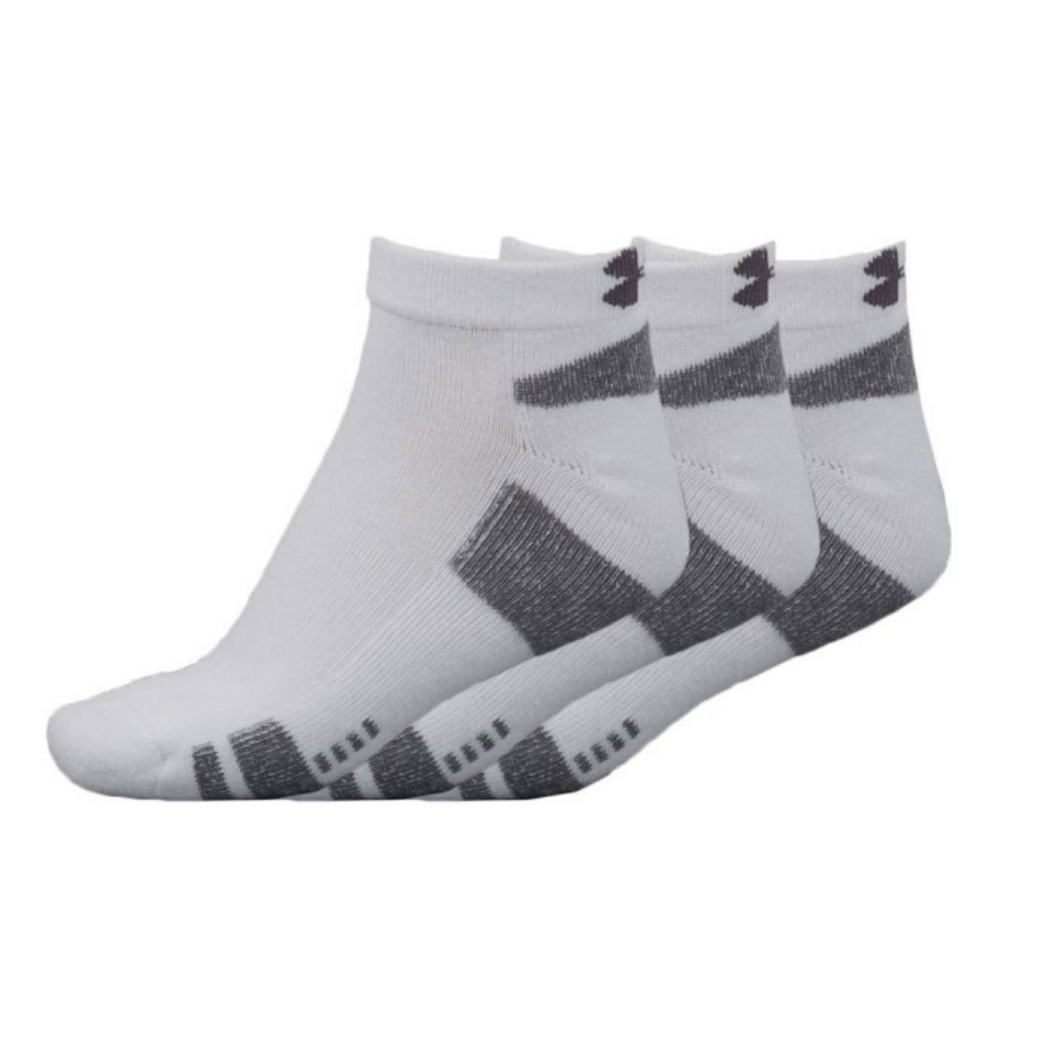 Ponožky UNDER ARMOUR HeatGear 3-pack LO CUT White - Ponožky - stredné - 2