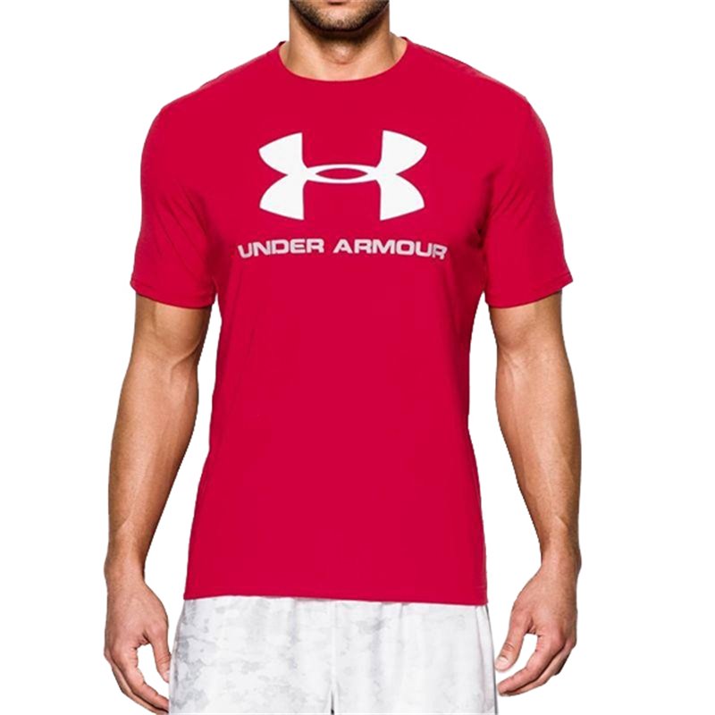 Tričko UNDER ARMOUR Sportstyle Logo Red - OBLEČENIE - 1