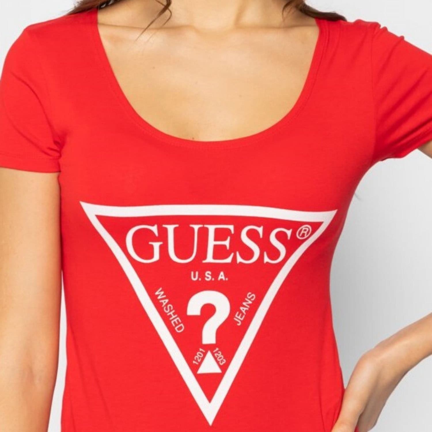 Body GUESS Red/White - Spodná bielizeň - 3