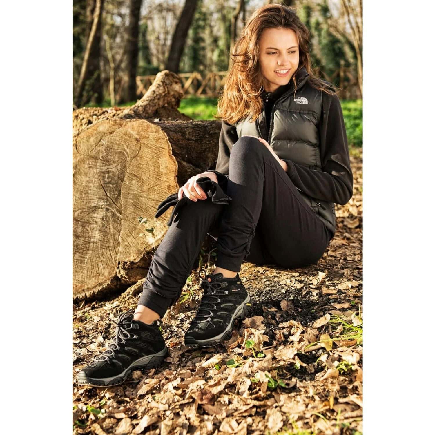 Turistická obuv MERRELL Moab MID GTX Black - Turistická obuv - 6