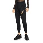 Tepláky NIKE FLC Glitter Black/Gold