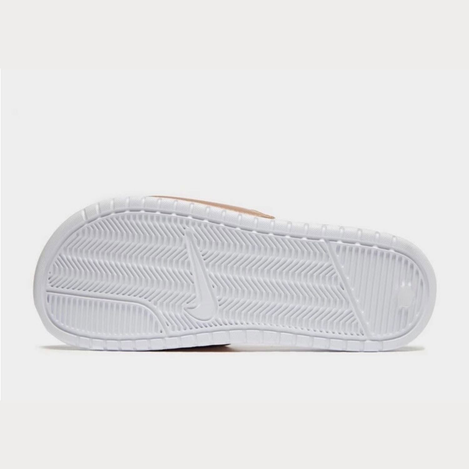 Šľapky NIKE Benassi JDI White/Bronze - Šľapky a sandále - 5