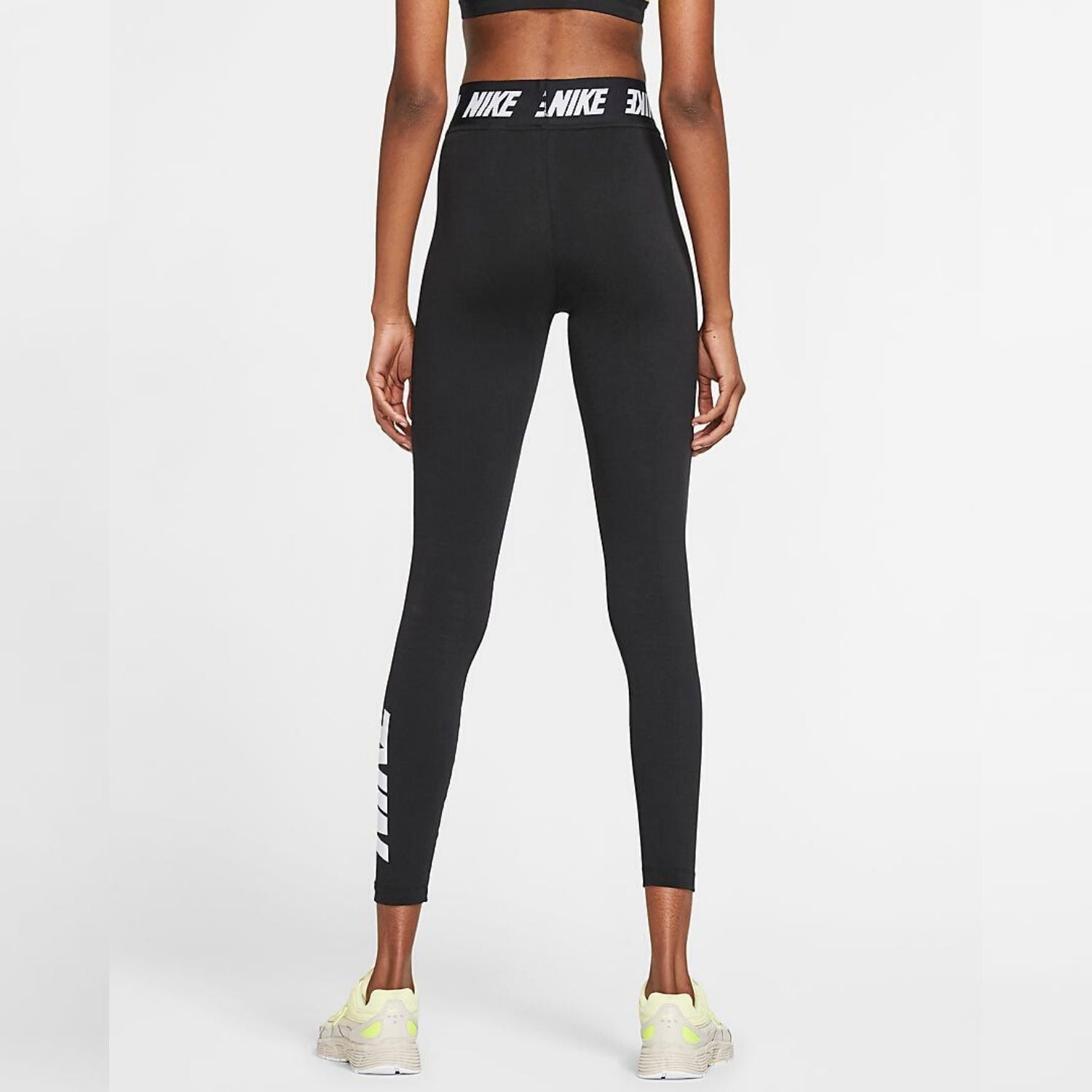 Legíny NIKE NSW Club HR Black/White - Legíny - 2