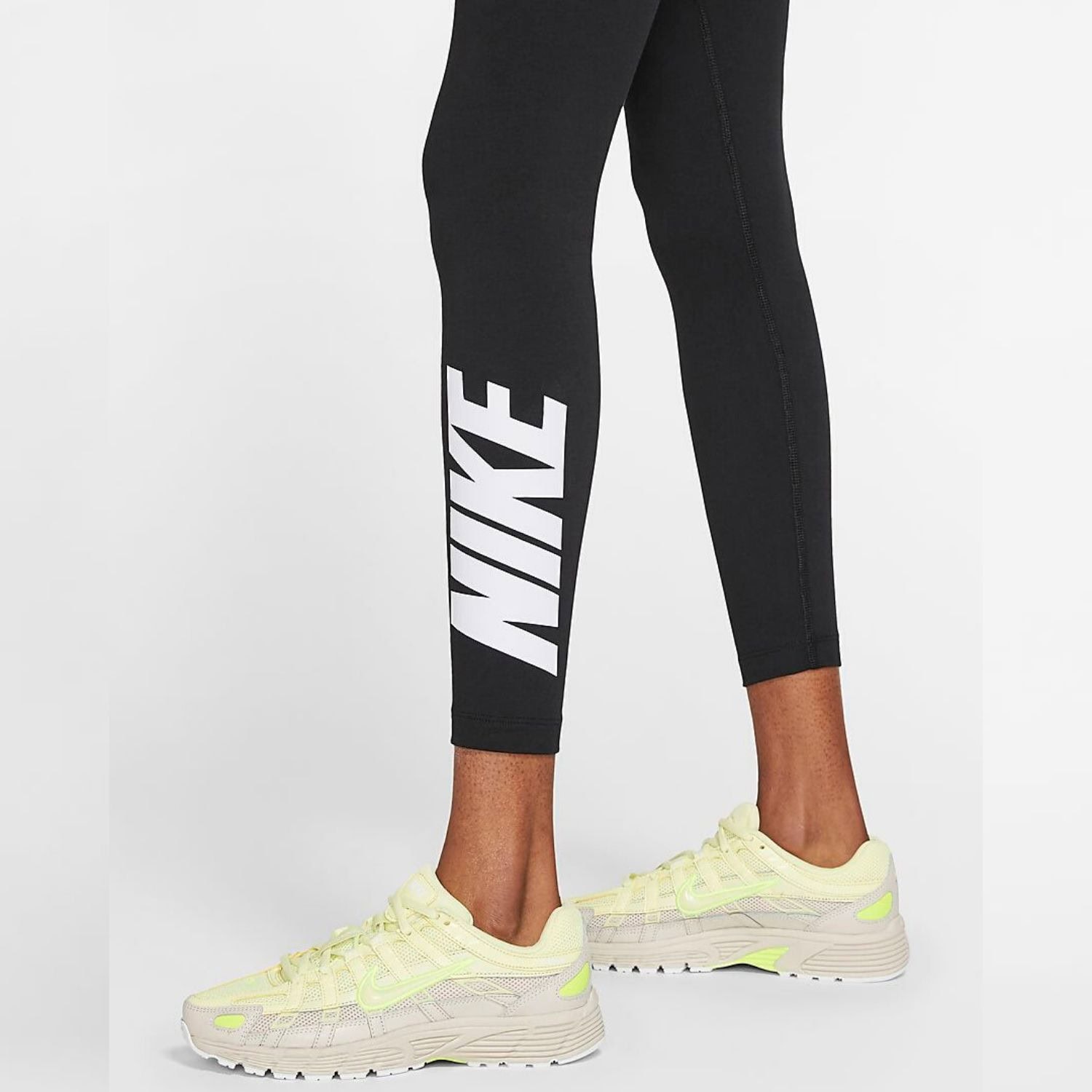 Legíny NIKE NSW Club HR Black/White - Legíny - 3