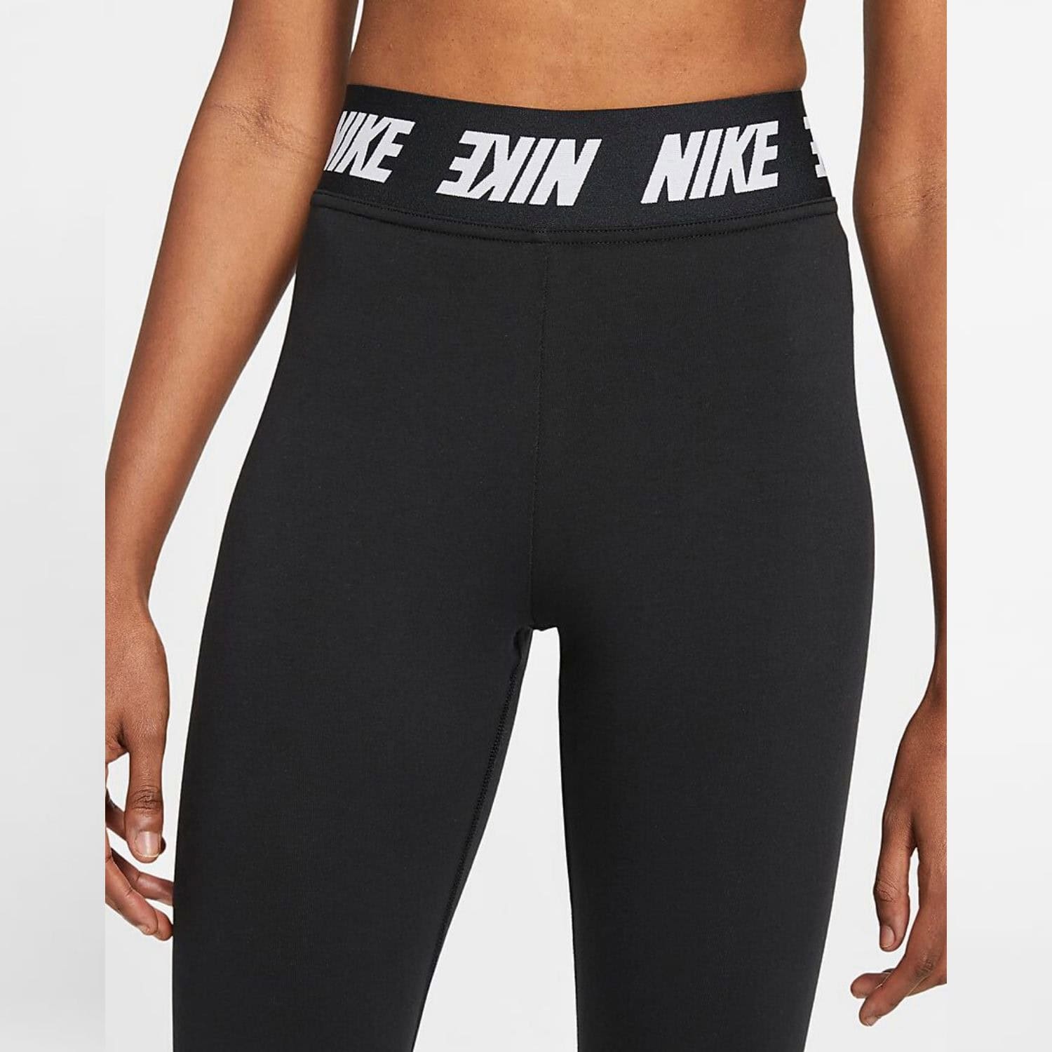 Legíny NIKE NSW Club HR Black/White - Legíny - 4
