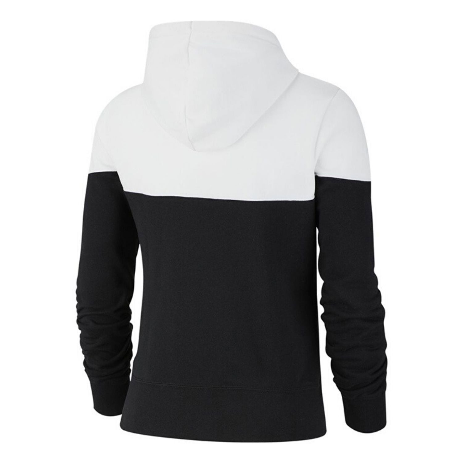 Mikina NIKE Sportswear Heritage Fleece Black/White - Mikiny s kapucňou - 5