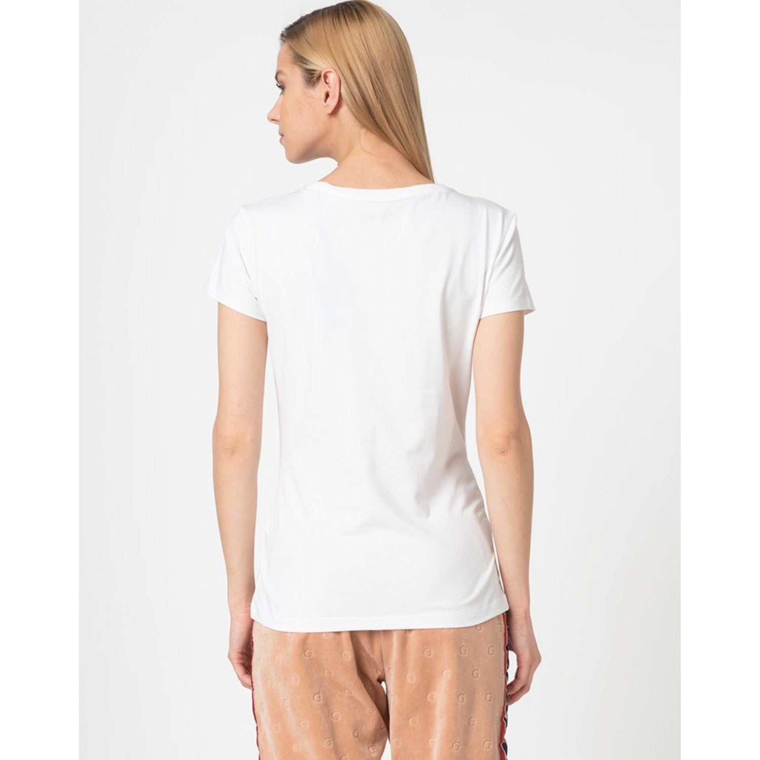 Dámske tričko GUESS White/Red - Dámske oblečenie - 2
