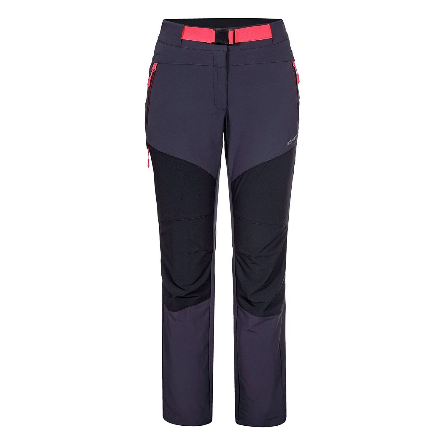 Nohavice ICEPEAK Siiri Grey/Pink - Turistické nohavice - 1