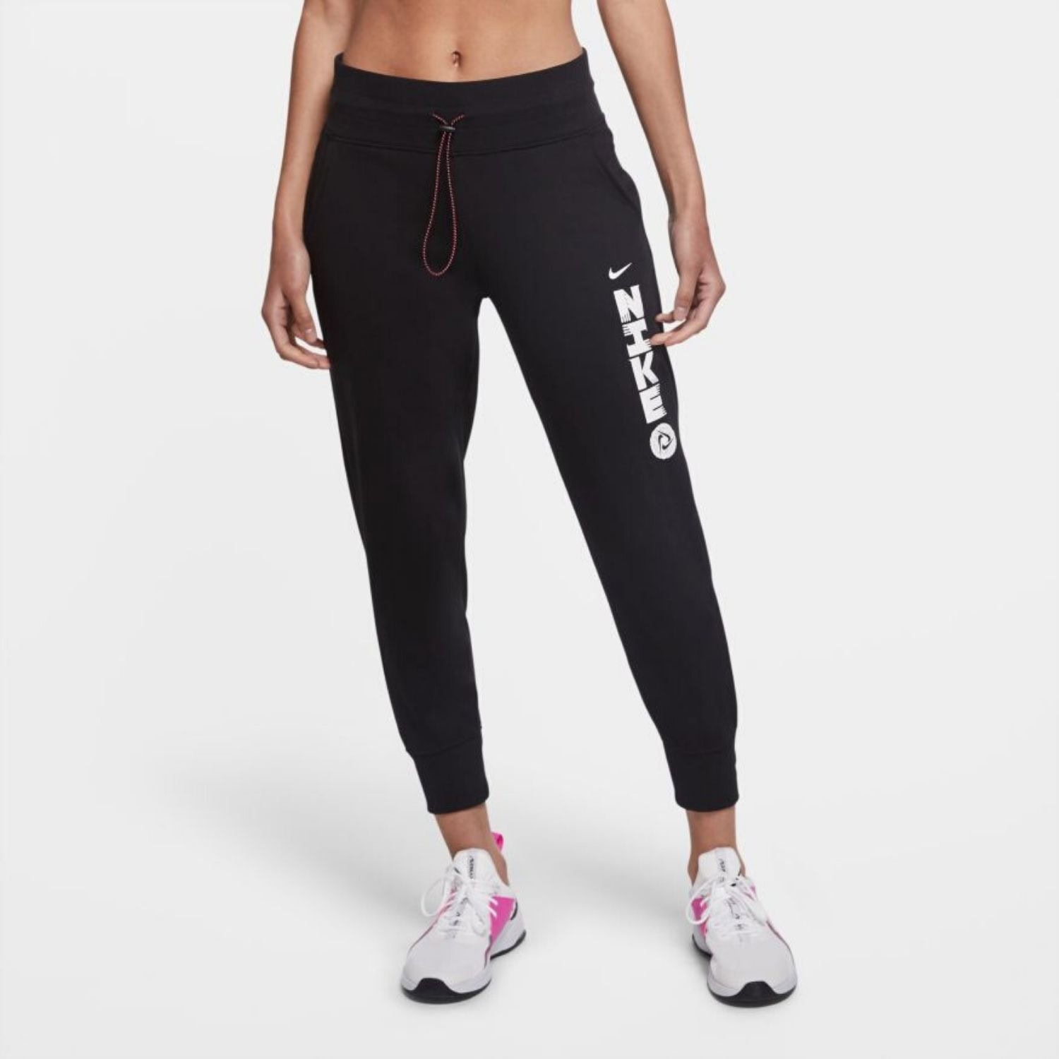 Tepláky NIKE Dri FIT Icon CLSH 7/8 Black - Tepláky - 1