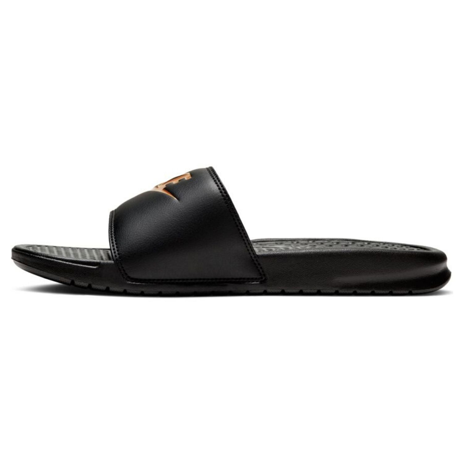 Šlapky NIKE Benassi JDI Black/Metallic Gold - Šľapky a sandále - 3