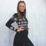 Predĺžená mikina NEWLAND Lady Tunic Full Zip Black