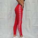 Zimné legíny NEWLAND Lady Leggings Red/White