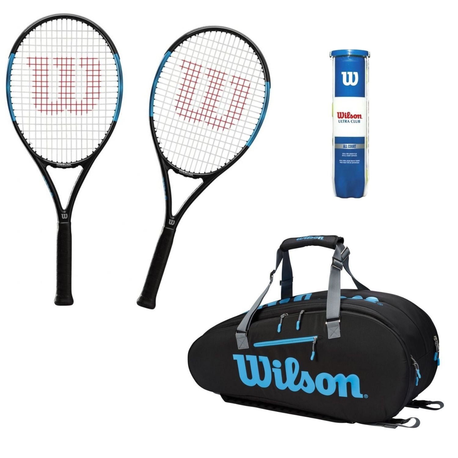 Tenisový set WILSON Ultra Power PRO 105 + Vak Ultra 9pack + Loptičky Ultra Club All Court - Tenisové sety Wilson - 1