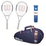 Tenisový set WILSON Roland Garros Triumph + Vak Team 6pack + Loptičky Ultra Club All Court