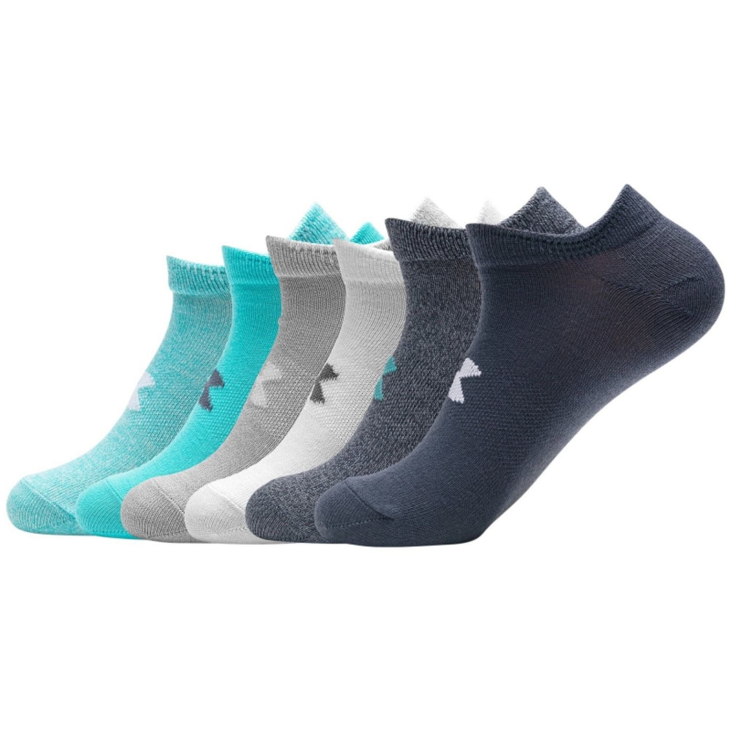 Ponožky UNDER ARMOUR Women's Essential 6-pack Blue - Ponožky - nízke - 1