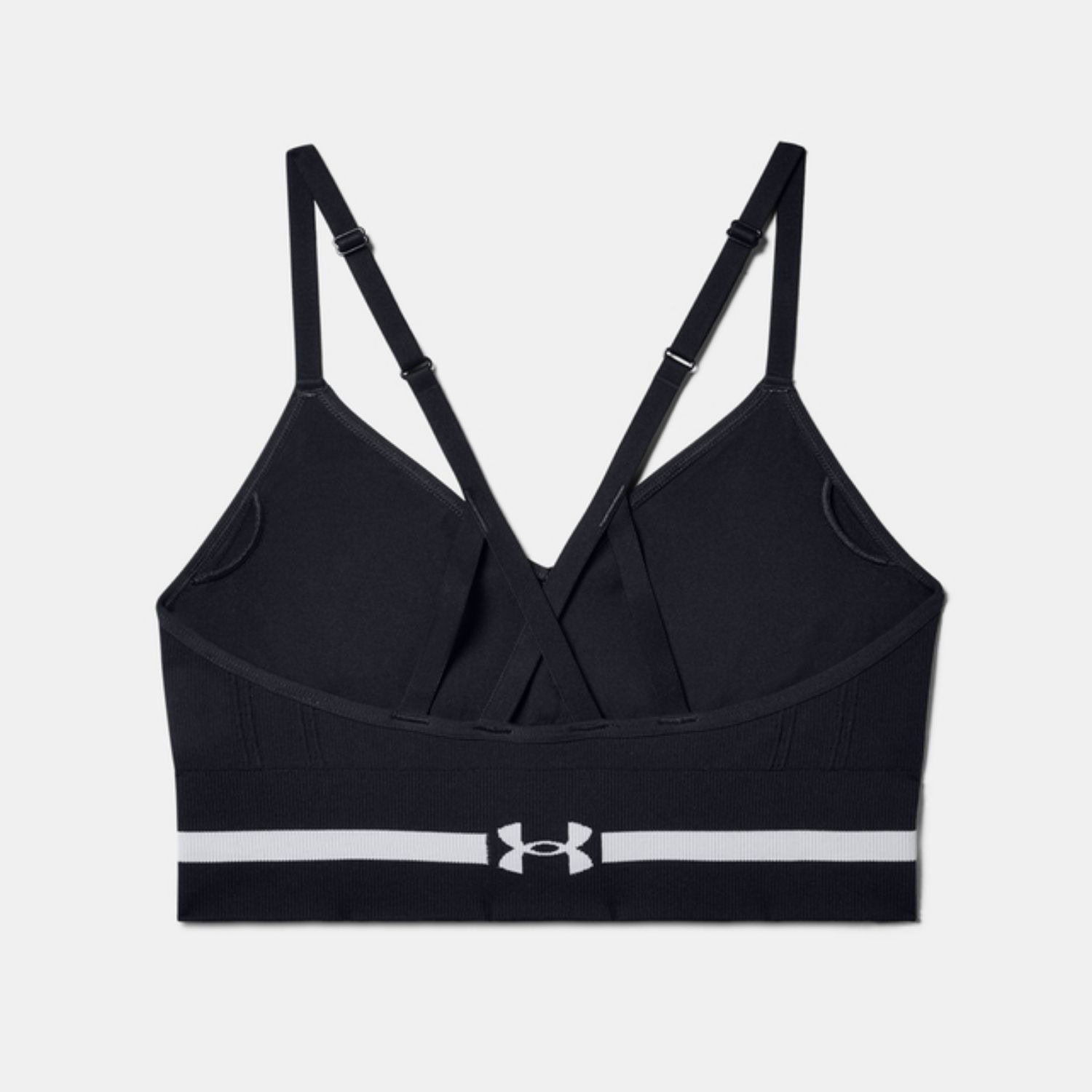 Podprsenka UNDER ARMOUR Bra Seamless Low Long Black - Športové podprsenky - 4