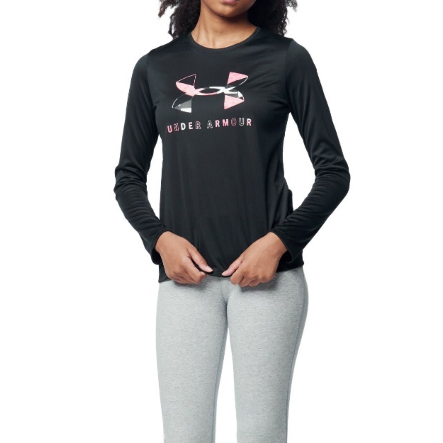 Tričko UNDER ARMOUR Graphic Big Logo Black - Dámske oblečenie - 1