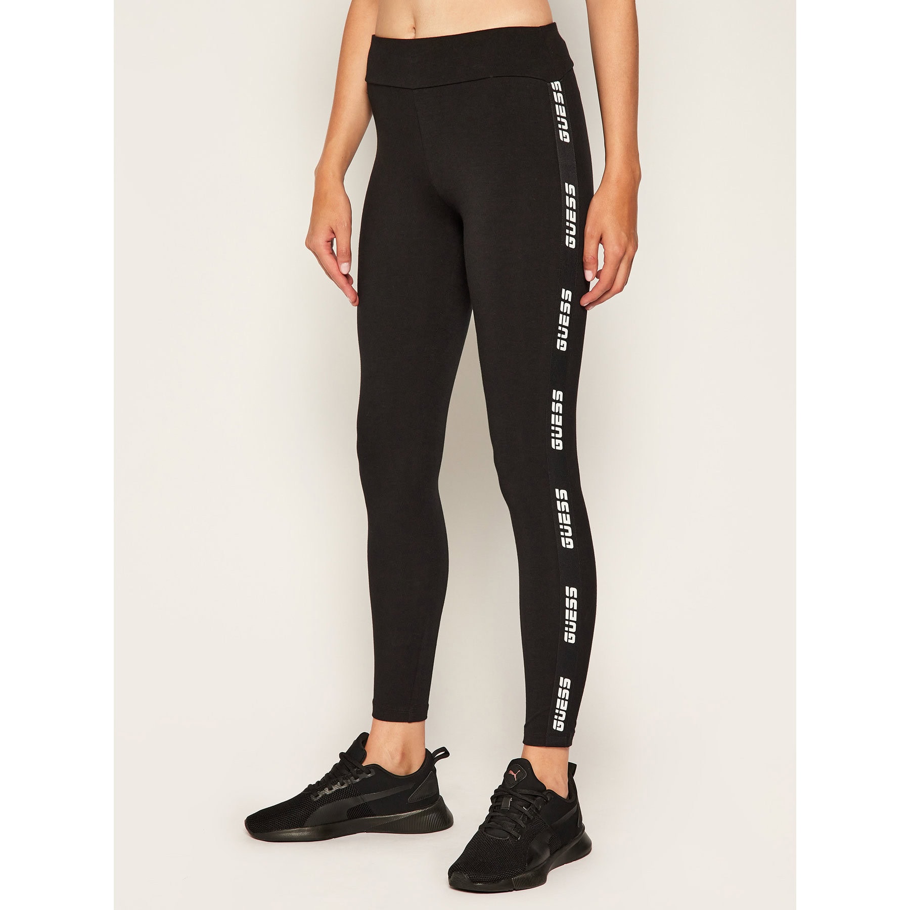 Legíny GUESS Tape Black - Legíny - 1