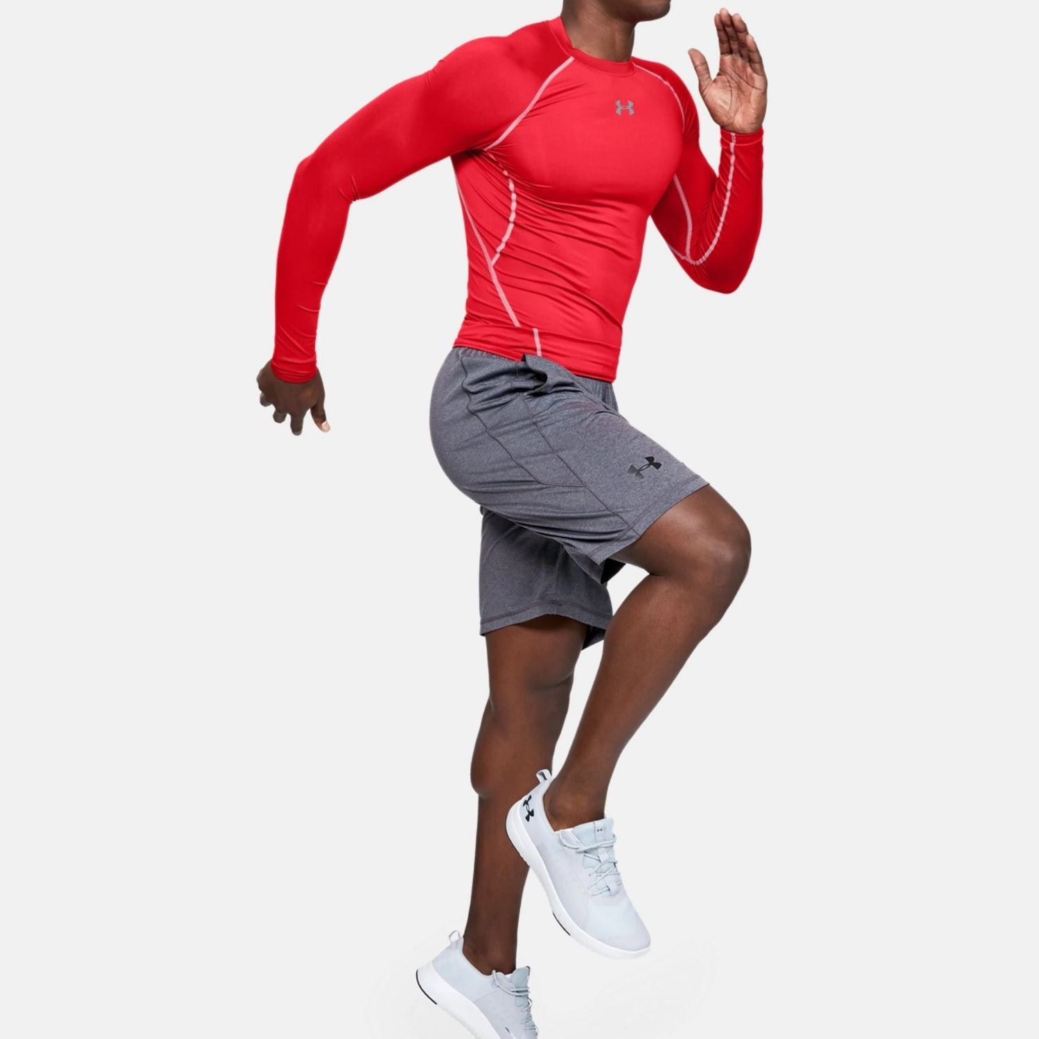 Kompresné tričko UNDER ARMOUR HG Armour LS Red - OBLEČENIE - 3
