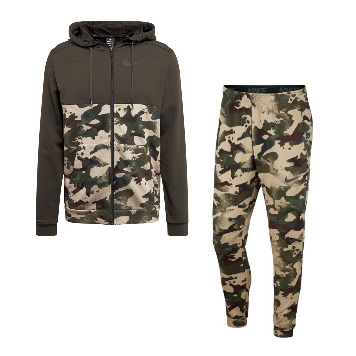 Tepláková súprava NIKE M NK Dry FZ FA Camo - Teplákové súpravy - 2