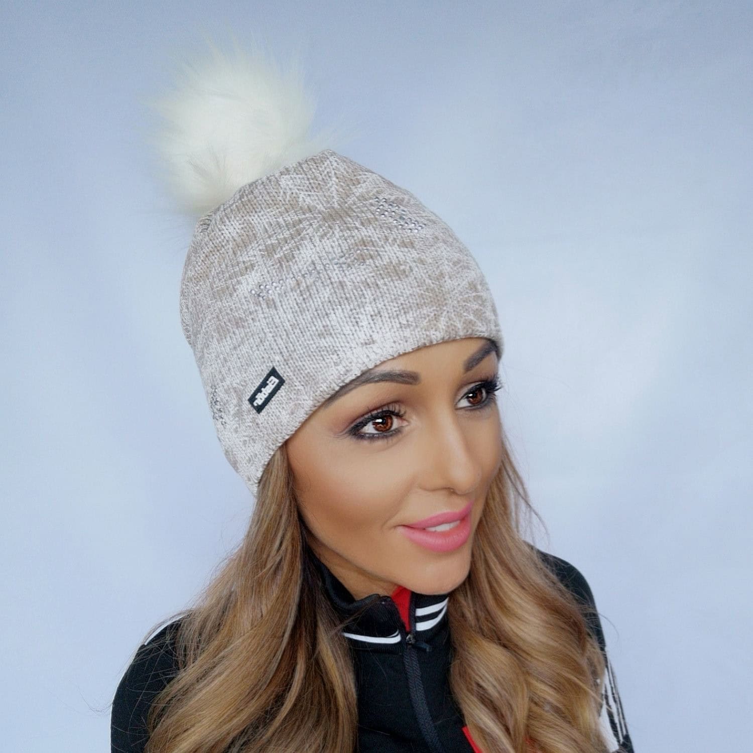 Čiapka EISBÄR Winter Lux Crystal MÜ Beige - Čiapky - 1