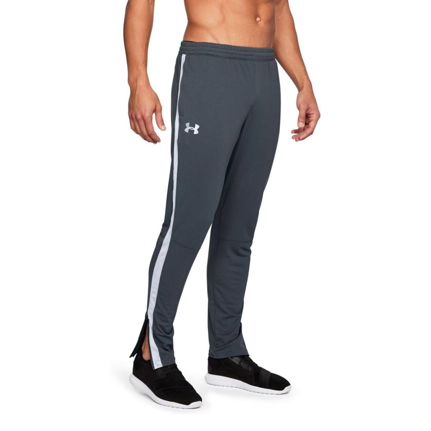 Tepláky UNDER ARMOUR Sportstyle Pique Track Pant Grey - Tepláky - 1