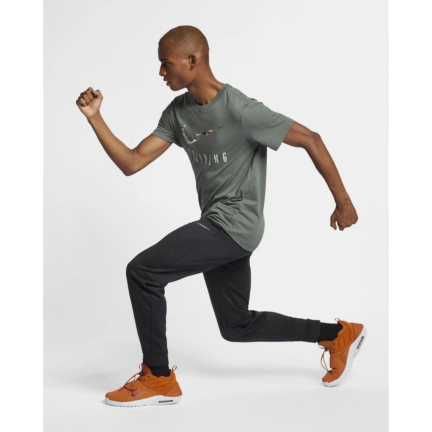 Tepláky NIKE Therma Taper Black - Tepláky - 4