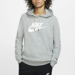Mikina NIKE W NSW Essntl FLC GX Hoodie Grey