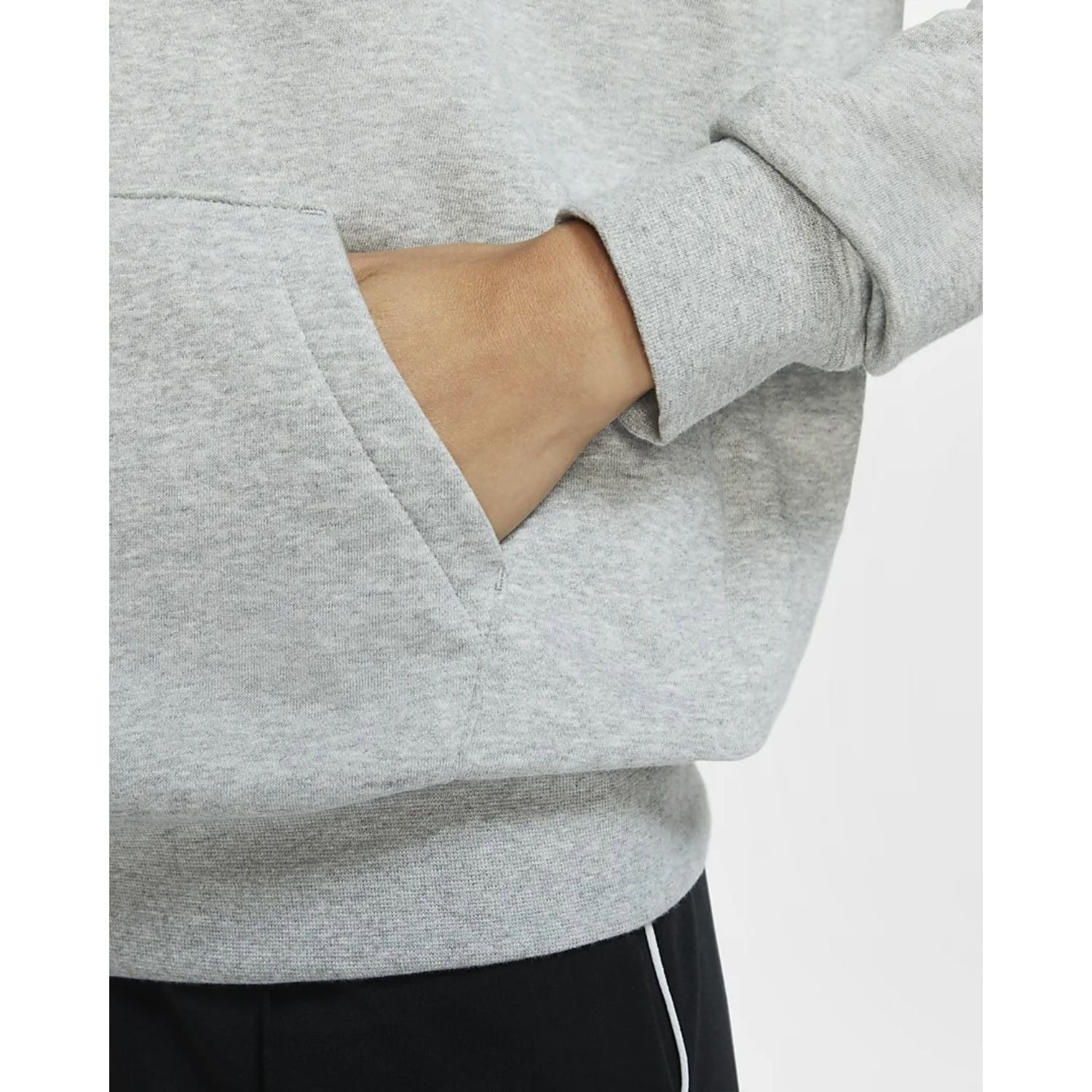 Mikina NIKE W NSW Essntl FLC GX Hoodie Grey - Mikiny s kapucňou - 3