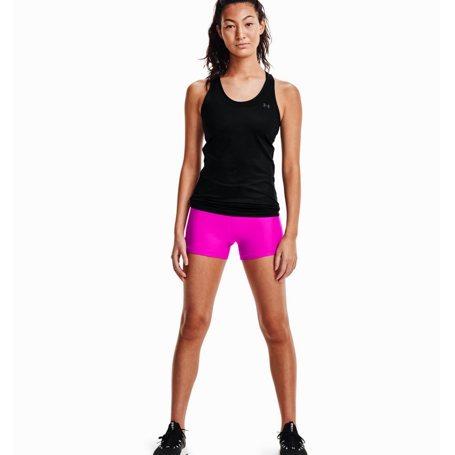 Šortky UNDER ARMOUR HeatGear® Armour Mid-Rise Pink - Dámske kraťasy & šortky & sukne - 4