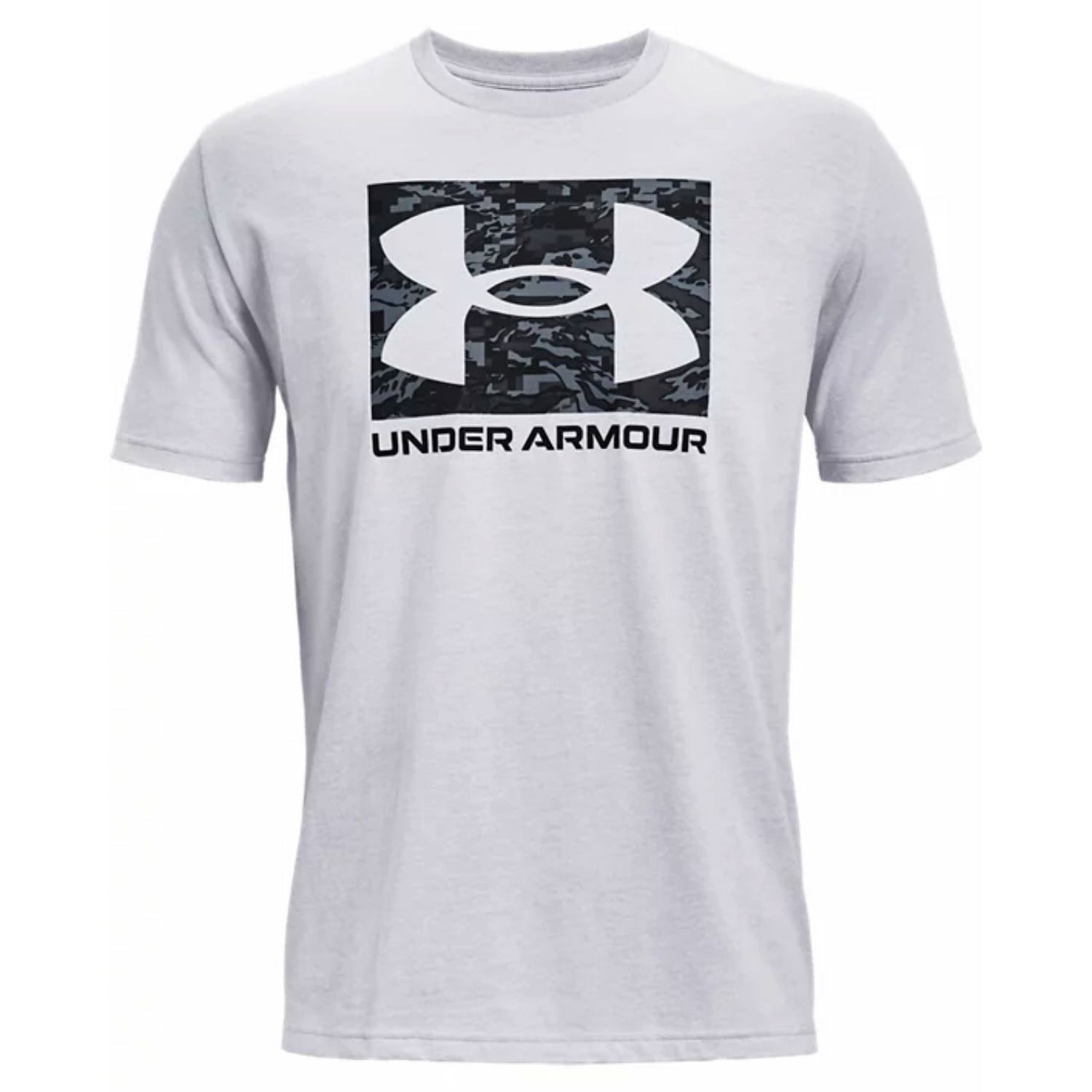 Tričko UNDER ARMOUR ABC Camo Boxed Logo SS Grey - OBLEČENIE - 3